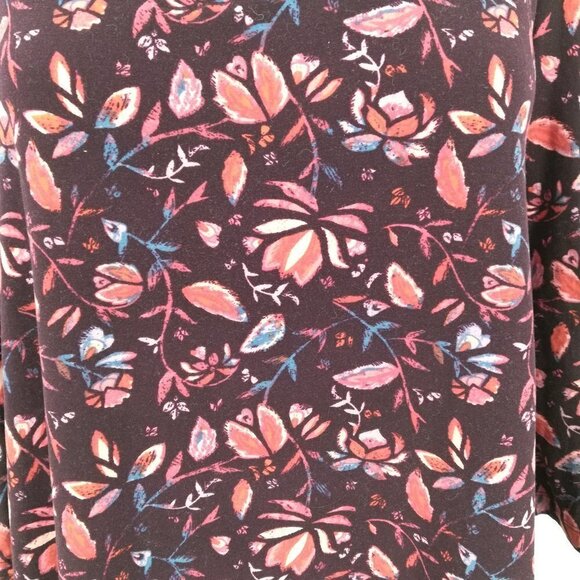 Mudd Cold Shoulder Floral Tunic Size M - Picture 5 of 12